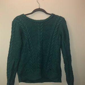 Cable sweater